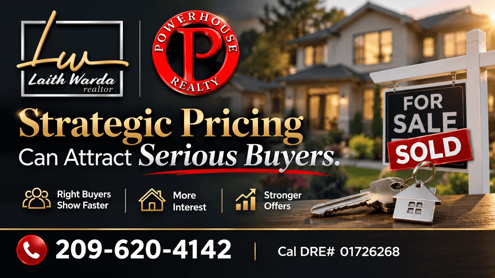 Strategic pricing helps Turlock realtor Laith Warda attract serious buyers and sell homes faster
